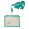 Identyfikator Etui Holder na kartę Smycz UHOO 6123 Light Blue