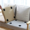 RZEP SAMOPRZYLEPNY DYWAN OBRUS SOFA 6 szt. BLACK