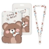 Identyfikator Etui Holder na kartę Smycz UHOO 7148 Cute Bear