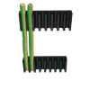 UCHWYT KABLOWY na kabel YDYp 2.5mm2 Czarny zestaw 100szt.