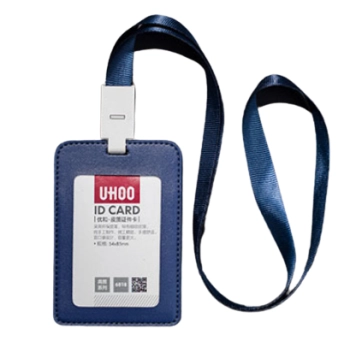 Identyfikator Etui Holder na kartę Smycz UHOO 6838 Blue