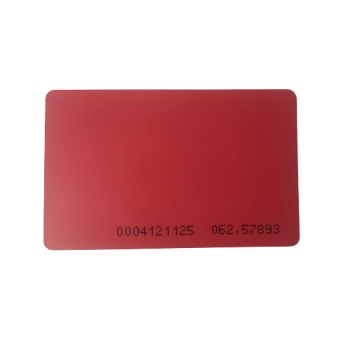 Karta zbliżeniowa Kontrola dostępu 125 kHz TK4100 KOLOR CZERWONY