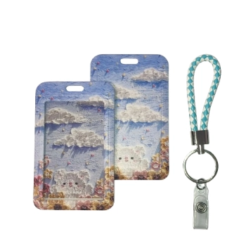 Identyfikator Etui Holder na kartę Smycz UHOO 7228 Oil Paint Bear