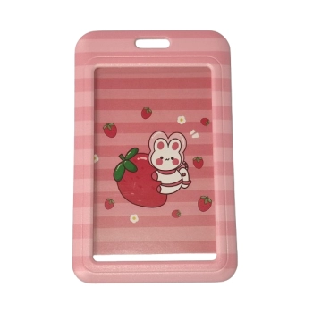 Identyfikator Etui Holder na kartę Smycz UHOO 7028-7 Truskawka