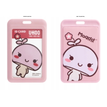 Identyfikator Etui Holder na kartę Smycz UHOO 6008 Magoo Pink