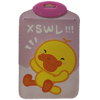 Identyfikator Etui Holder na kartę Smycz UHOO 6592 Duck eco pion Violet