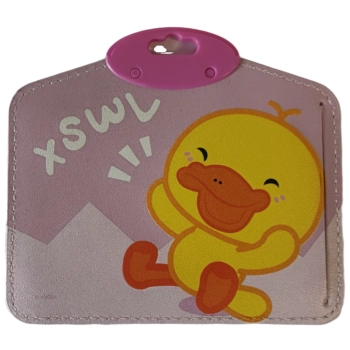 Identyfikator Etui Holder na kartę Smycz UHOO 6591 Duck eco poz Violet