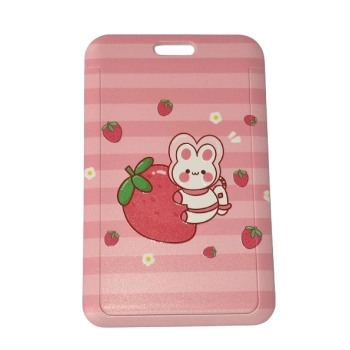 Identyfikator Etui Holder na kartę Smycz UHOO 7028-7 Truskawka