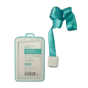 Identyfikator Etui Holder na kartę Smycz UHOO 6124 Light Blue