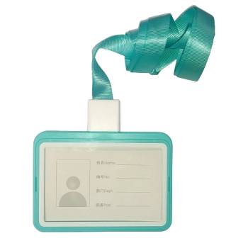 Identyfikator Etui Holder na kartę Smycz UHOO 6123 Light Blue