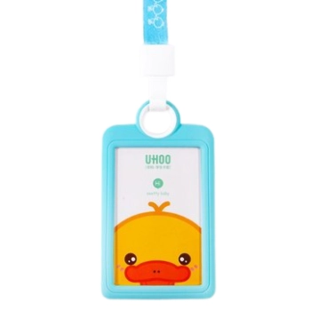 Identyfikator Etui Holder na kartę Smycz UHOO 6120 Duckbill pion Blue