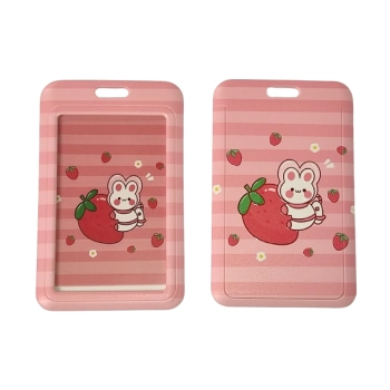 Identyfikator Etui Holder na kartę Smycz UHOO 7028-7 Truskawka