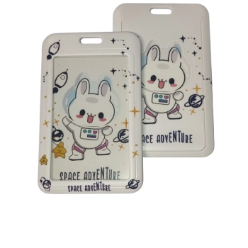 Identyfikator Etui Holder na kartę Smycz UHOO 7132 Króliczek