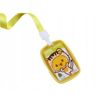 Identyfikator Etui Holder na kartę Smycz UHOO 6106 Kitty lime green