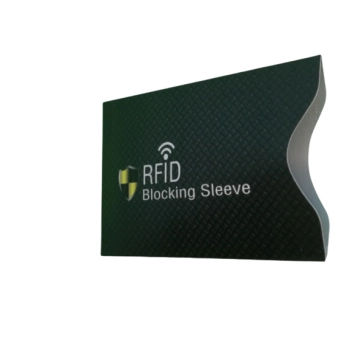 Etui antykradzieżowe na kartę płatniczą Black