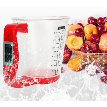 Waga elektroniczna Miarka kuchenna Dzbanek Red