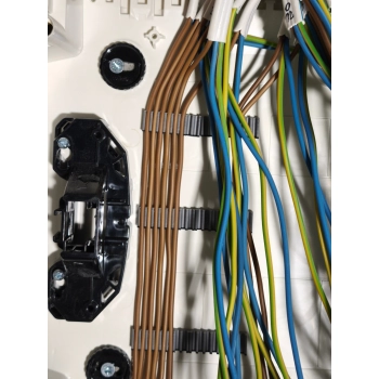 UCHWYT KABLOWY na kabel YDYp 2.5mm2 Niebieski zestaw 10szt.