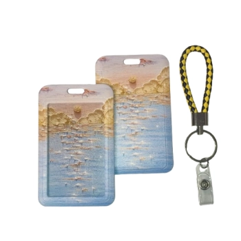 Identyfikator Etui Holder na kartę Smycz UHOO 7228 Oil Paint Sunset
