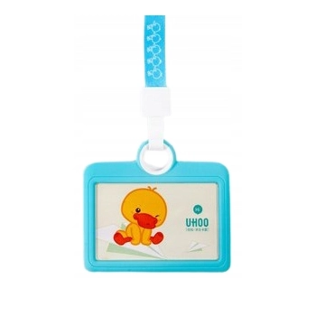 Identyfikator Etui Holder na kartę Smycz UHOO 6119 Duckbill poz Blue