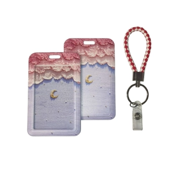 Identyfikator Etui Holder na kartę Smycz UHOO 7228 Oil Paint Moon