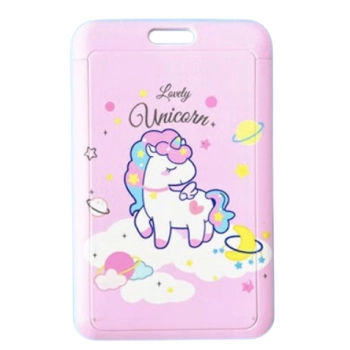 Identyfikator Etui Holder na kartę Smycz UHOO 7032 Lady Unicorn