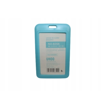 Identyfikator Etui Holder na kartę Smycz UHOO 6056 Jasny Niebieski