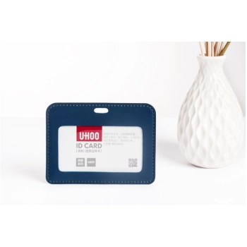 Identyfikator Etui Holder na kartę Smycz UHOO 6809 Navy Blue