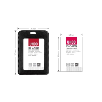 Identyfikator Etui Holder na kartę Smycz UHOO 6838 Black