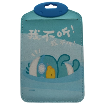 Identyfikator Etui Holder na kartę Smycz UHOO 6592 Duck eco pion Light Blue