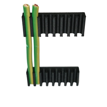 UCHWYT KABLOWY na kabel YDYp 1.5mm2 x8 Czarny