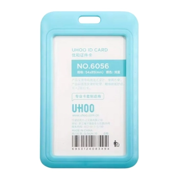 Identyfikator Etui Holder na kartę Smycz UHOO 6056 Jasny Niebieski