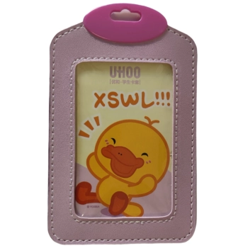 Identyfikator Etui Holder na kartę Smycz UHOO 6592 Duck eco pion Violet