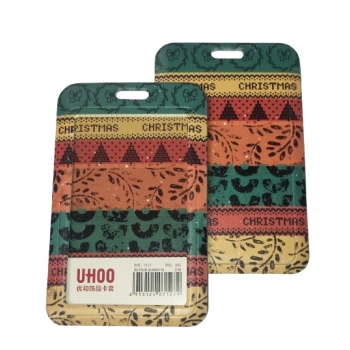 Identyfikator Etui Holder na kartę Smycz UHOO 7127 Christmas Boho
